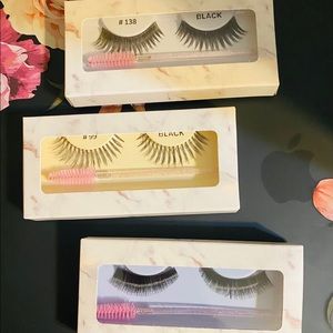 3 pairs of lashes $21